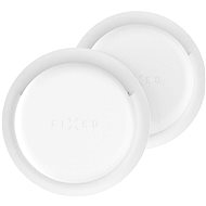 FIXED Silky Sticker for Apple AirTag double pack white - AirTag Case