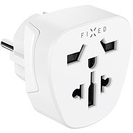 FIXED EU Adapter2 for connecting UK US AUS chargers to EU sockets white - Travel Adapter
