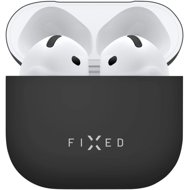 FIXED Silky for Apple AirPods 4 black - Headphone Case