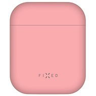 FIXED Silky Apple Airpods rózsaszín tok - Fülhallgató tok
