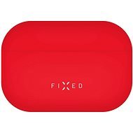 FIXED Silky Apple Airpods Pro piros tok - Fülhallgató tok