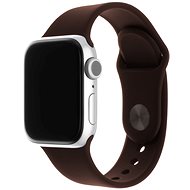 FIXED Silicone Strap SET for Apple Watch 42/44/45/Ultra 49mm, Cocoa - Watch Strap
