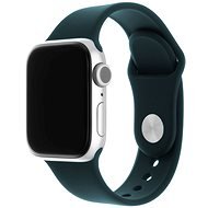 FIXED Silicone Strap SET für Apple Watch 42/44/45/Ultra 49mm - dunkelgrün - Armband