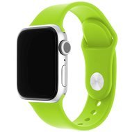 FIXED Silicone Strap SET pro Apple Watch 42/44/45/Ultra 49mm zelený - Řemínek