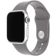 FIXED Silicone Strap SET für Apple Watch 42/44/45/Ultra 49mm - hellgrau - Armband