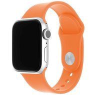 FIXED Silicone Strap SET für Apple Watch 42/44/45/Ultra 49mm - orange - Armband