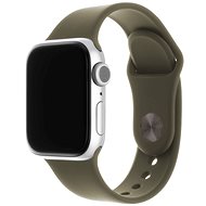 FIXED Silicone Strap SET for Apple Watch 38/40/41mm, Olive - Watch Strap