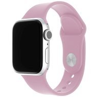 FIXED Silicone Strap SET pre Apple Watch 38/40/41mm svetlo ružový - Remienok na hodinky