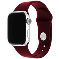 FIXED Silicone Strap SET Apple Watch 38/40/41 mm - borvörös - Szíj