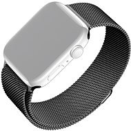 FIXED Mesh Strap pre Apple Watch 42/44/45/Ultra 49mm čierny - Remienok na hodinky