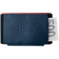 FIXED Tiny Wallet z pravej hovädzej kože modrá - Peňaženka