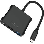 FIXED HUB Quadri 5V1 for laptops 140W PD 3.1 space black - USB Hub