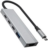 FIXED HUB Core 5-in-1 USB-C for Laptops and Tablets 100W PD 3.0 Space Grey - USB Hub