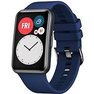 FIXED Silicone Strap for Huawei Watch FIT blue - Watch Strap