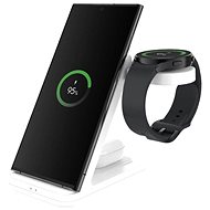 FIXED Powerstation for Samsung with wireless charging for up to 3 devices white - Charging Stand