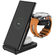 FIXED Powerstation for Garmin with wireless charging for up to 3 devices black - Charging Stand