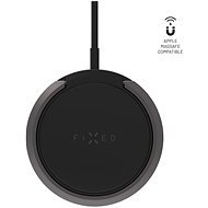 FIXED MagPad 2 Töltő MagSafe rögzítés támogatással és állvánnyal, 15 W, feket - Vezeték nélküli töltő