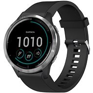 FIXED Silicone Strap Garmin QuickFit 20mm - fekete - Szíj
