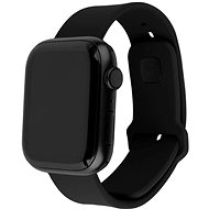 FIXED Silicone Sporty Strap for Apple Watch 42/44/45mm black - Watch Strap