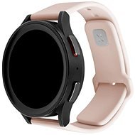 FIXED Silikon-Sportarmband mit Schnellverschluss 20mm für Smartwatch rosa - Armband