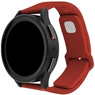 FIXED Silicone Sporty Strap s Quick Release 20 mm na smartwatch červený - Remienok na hodinky