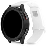 FIXED Silicone Sporty Strap with Quick Release 20mm for smartwatch white - Watch Strap
