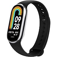 FIXED Silicone Strap for Xiaomi Mi Band 8 Black - Watch Strap