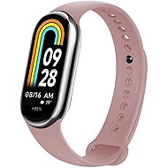 FIXED Silicone Strap for Xiaomi Mi Band 8 Pink - Watch Strap