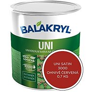 PPG Deco Czech Balakryl UNI SATIN 0.7 kg, 3000 fiery red - All-Purpose Paint