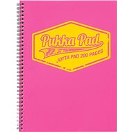 PUKKA PAD Jotta Neon A4 lined, pink - Notepad