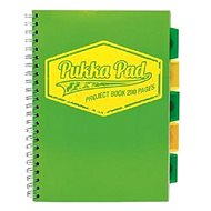 PUKKA PAD Project Book Neon A4 lined, green - Notepad