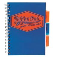 PUKKA PAD Project Book Neon A5 square, blue - Notepad