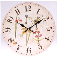 Bino Nástěnné hodiny Bylinky - Wall Clock