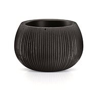 PROSPERPLAST Beton Bowl fekete 18 cm - Virágcserép
