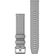 Garmin Quick Release 20 Silicone Grey (Silver Buckle) - Watch Strap