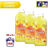 LENOR Sunny Florets 3 × 1,42 l (144 mosás) - Öblítő