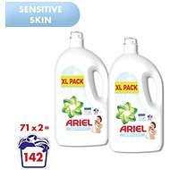 ARIEL Sensitive 2 × 3,905 l (142 adag) - Mosógél