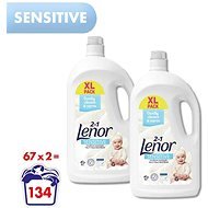 LENOR Sensitive 2 × 3,685 l (134 washes) - Washing Gel