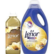 LENOR Gold Orchid prací prostriedok 2,2 l (40 praní) + aviváž 750 ml (25 praní) - Sada drogérie