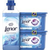 LENOR Spring Awakening Capsules 26 pcs + Fabric Softener 930ml (31 washes) - Toiletry Set