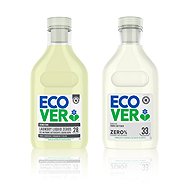 ECOVER Zero fabric conditioner 1L (33 washes) + Zero laundry gel 1L (28 washes) - Washing Gel