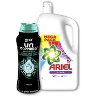 ARIEL Gel colour 4,5 l (90 washes) + LENOR Unstoppables Fresh 510 g (38 washes) - Washing Gel