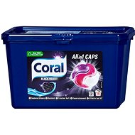 CORAL All-in-1 Black 16 ks - Washing Capsules