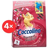 COCCOLINO Frutti Rossi vůně do skříně 4 x 3 ks - Closet Fragrance