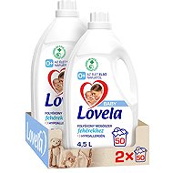 LOVELA Baby folyékony mosószer fehér ruhákhoz, 2×4,5 l (100 mosás) - Mosógél