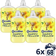 COCCOLINO Happy Yellow 6 × 1700 ml - Fabric Softener