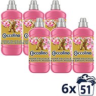 COCCOLINO Honeysuckle & Sandalwood 6 × 1275 ml - Fabric Softener
