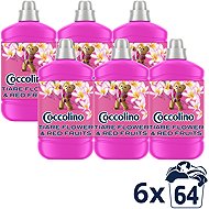COCCOLINO Tiare Flower & Red Fruits 6 × 1600 ml - Fabric Softener