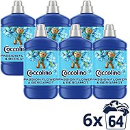 COCCOLINO Passion Flower & Bergamot 6 × 1600 ml - Fabric Softener