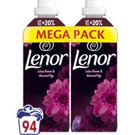 LENOR Lotus Water & Diamond Figs 2×987 ml (94 washes) - Fabric Softener